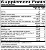 Suplemento Fórmula para el nervio óptico CoQ10 omega-3