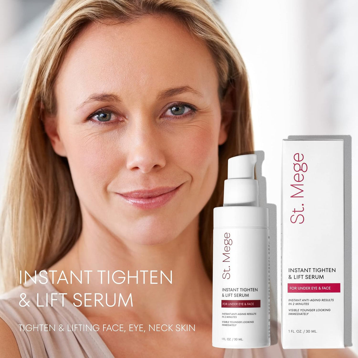 Crema de estiramiento facial instantáneo St. Mege