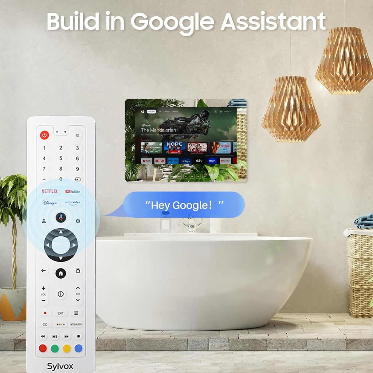 Televisor Baño Smart Mirror SYLVOX 24 1080P IP66 WiFi