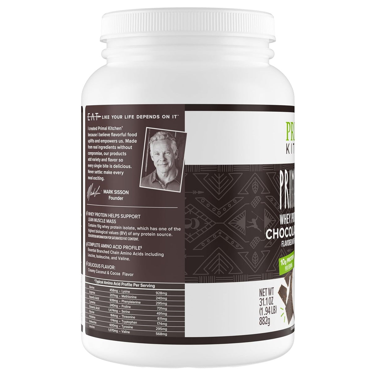 Primal Fuel Proteína de Suero Chocolate Coco Primal Kitchen