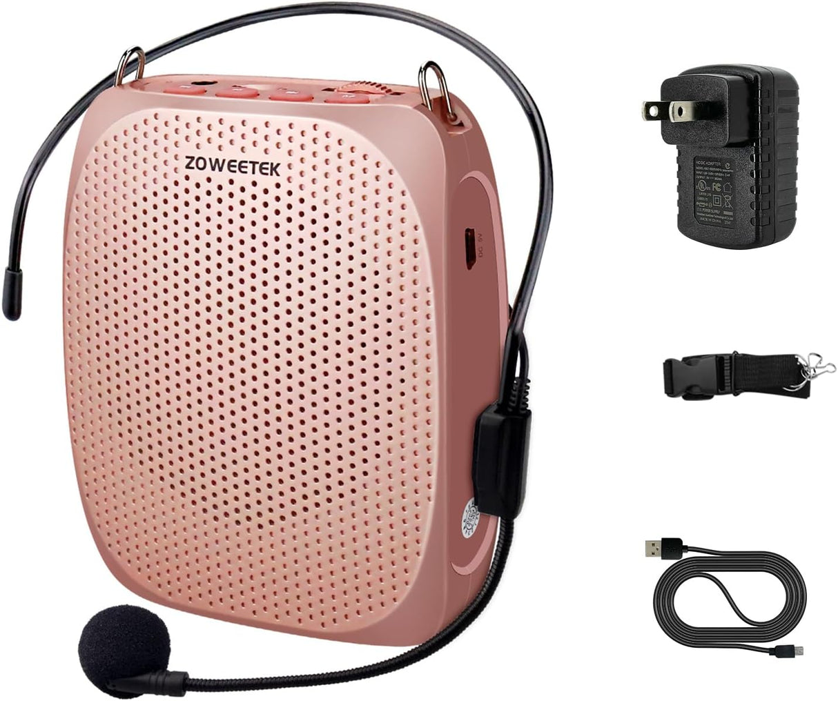 Amplificador de Voz Portátil para Profesores, 12 hrs, MP3