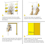 IDEA4WALL Murales de pinturas famosas, papel tapiz extraíble grande, calcomanías de pared para despegar y pegar, 100 x 144 pulgadas