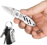 Mini cuchillo para colgarlo en llavero con bloqueo de forro