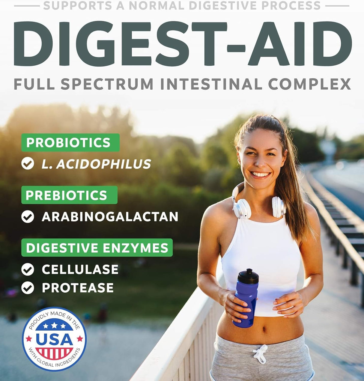 Suplementos Candida Support (120 cápsulas) – ácido caprílico