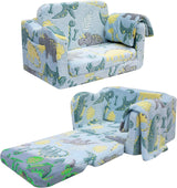 Silla de felpa suave y plegable para niños pequeños
