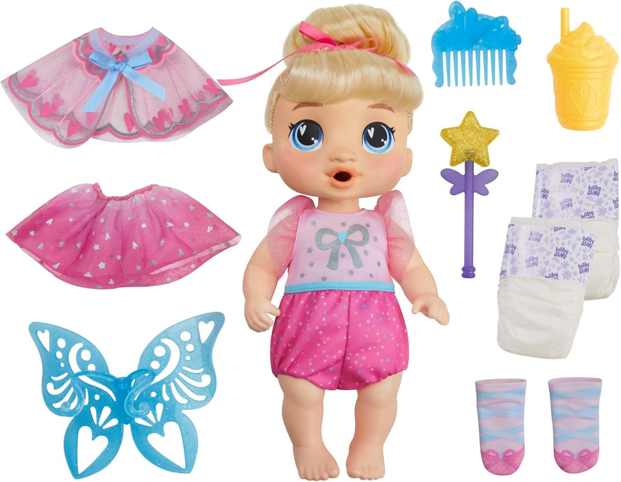 Baby Alive Fairy Fashions Harper Hugs Muñeca con Ropa y Accesorios