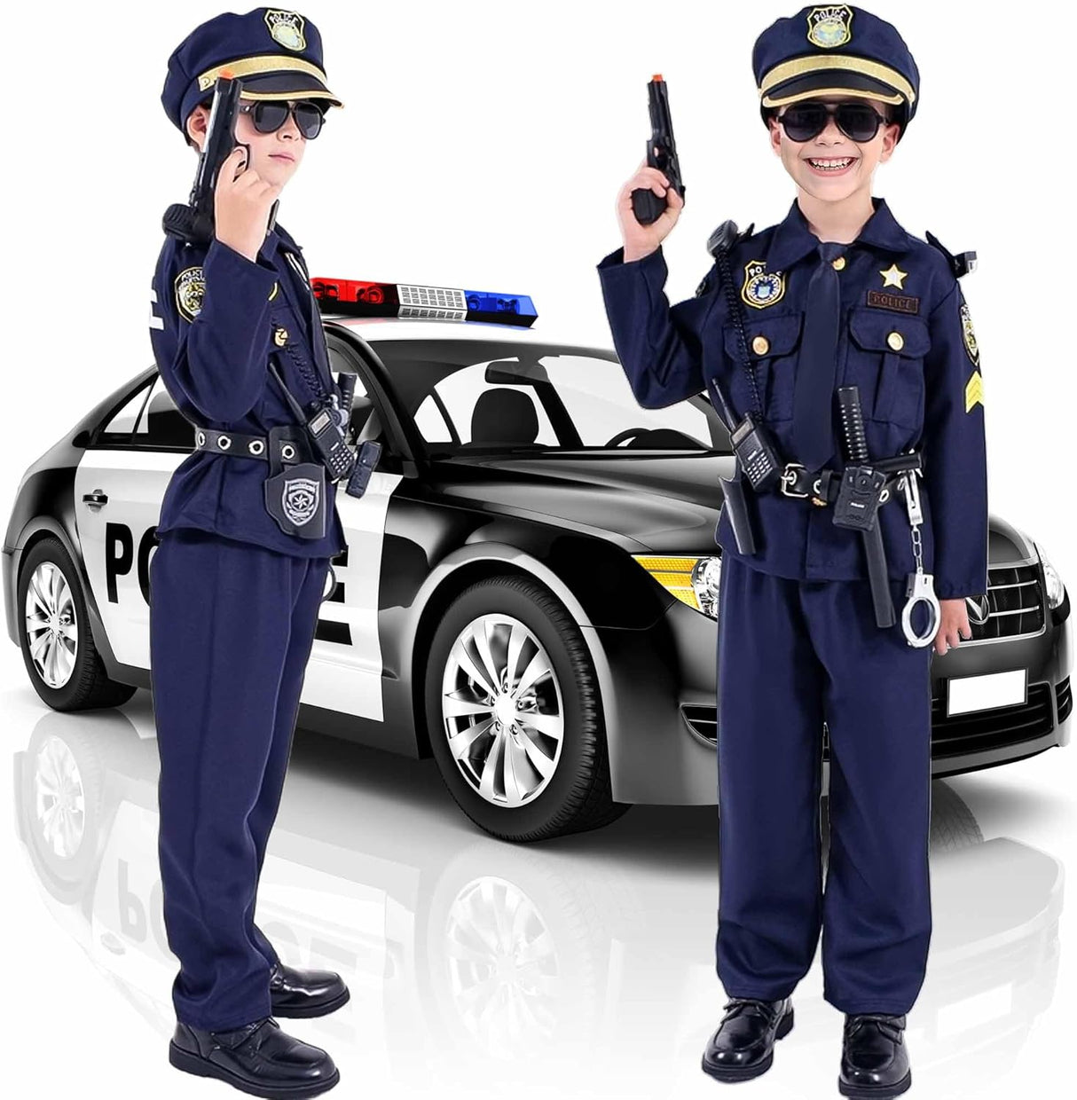 Disfraz de Policía Infantil - Uniforme con Accesorios, Modelo 2023