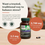 Suplementos Ashwagandha Root Apoya una respuesta de estrés