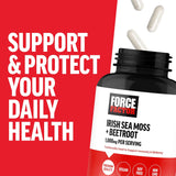 Irish Sea Moss + Beet Root Suplemento, FEM Force, Inmunidad y Energía, 120 cápsulas