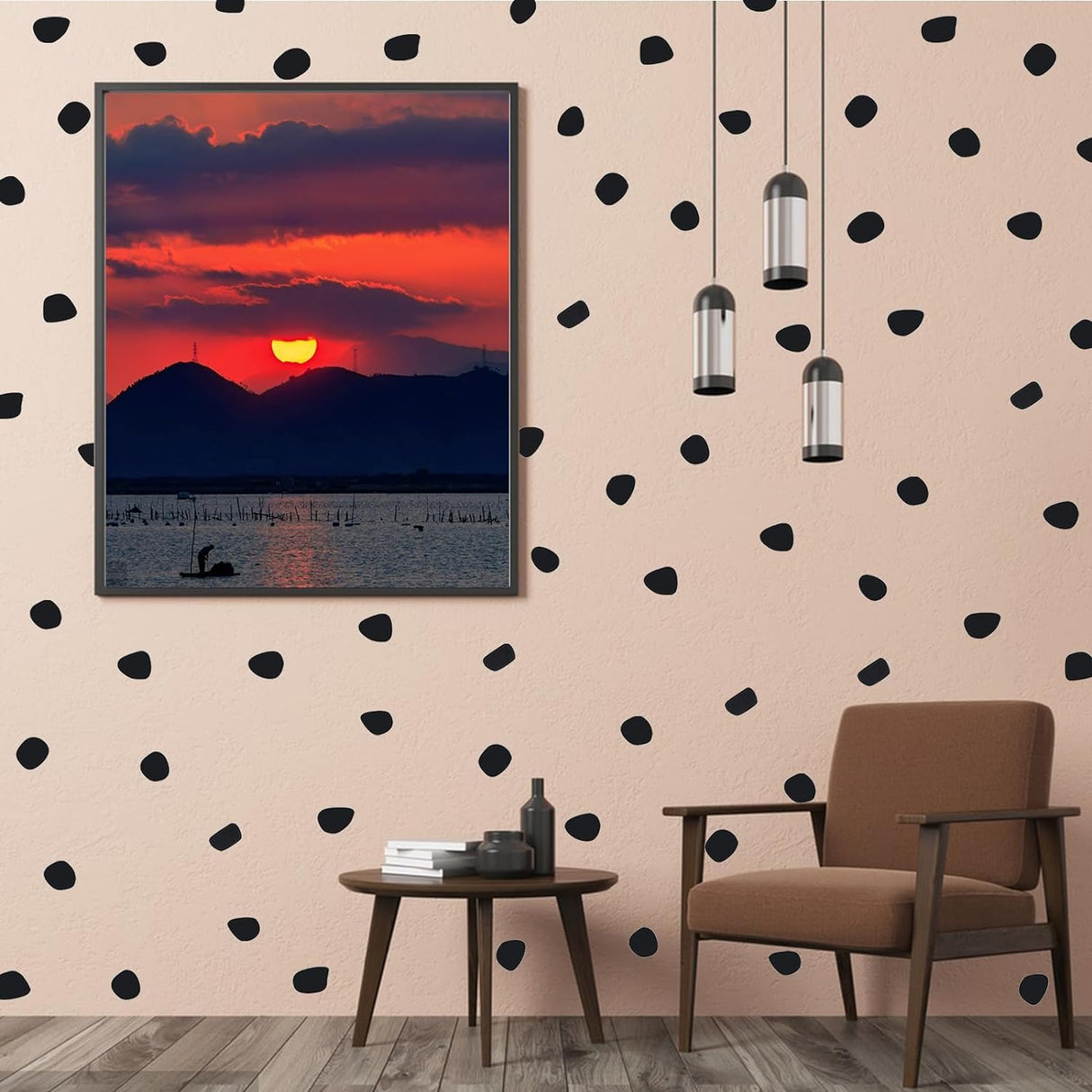 500 Piezas Stickers Puntos Irregulares Decoración Pared