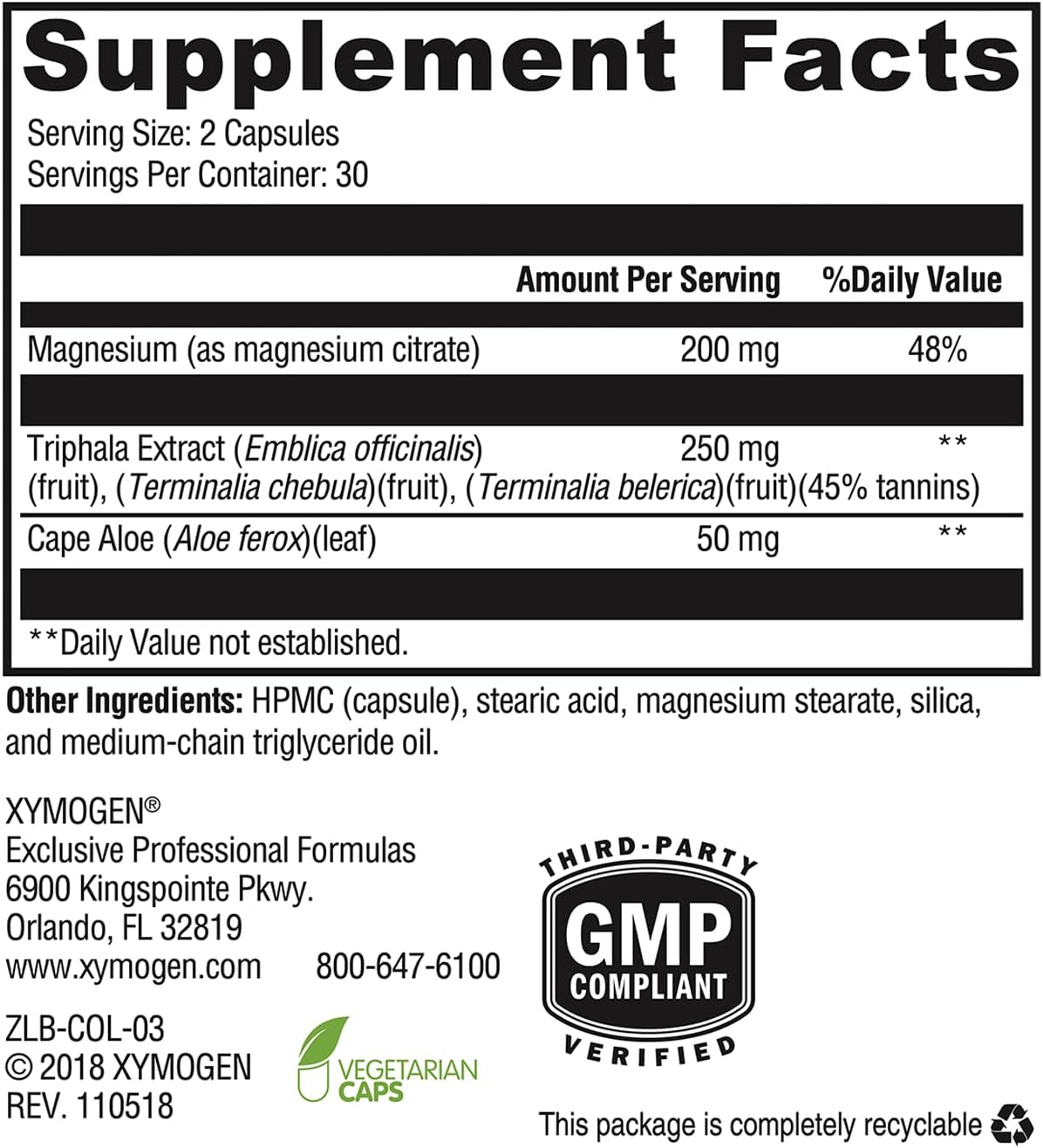 Suplemento ColonX Apoya la motilidad gastrointestinal 60 cáp