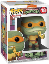 Figurita Funko Pop! TMNT Michelangelo 3.75 pulgadas con protector