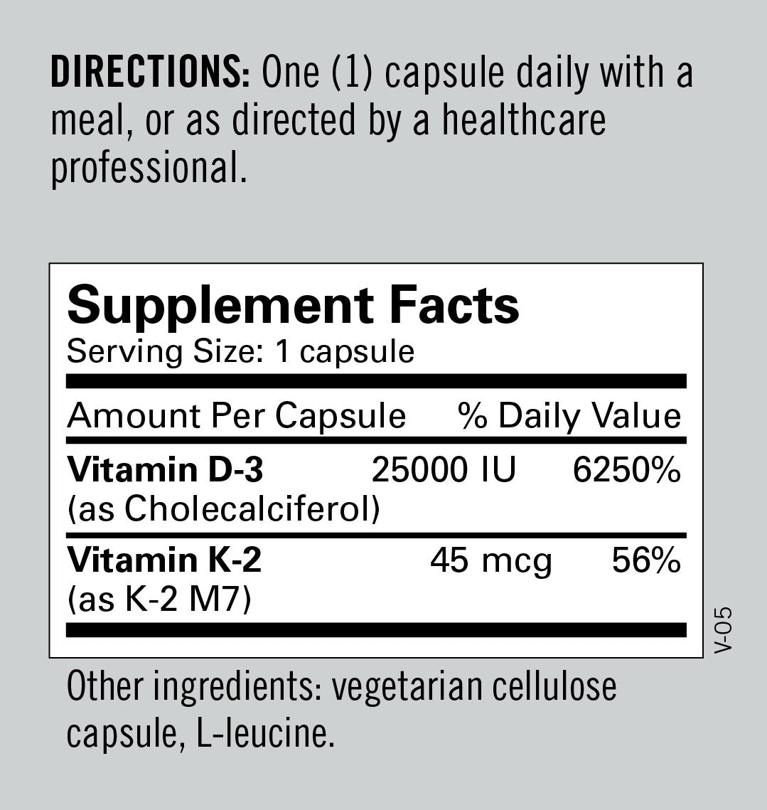 Mantenimiento metabólico Vitamina D-3