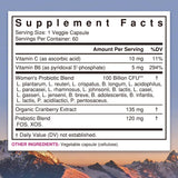 Probióticos para Mujeres con Vitamina C y Arándano, 18 Cepas