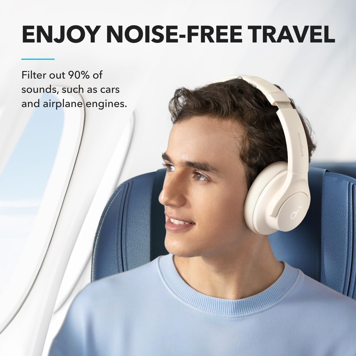 Auriculares Inalámbricos con ANC, 40H, Hi-Res Audio, Q20i