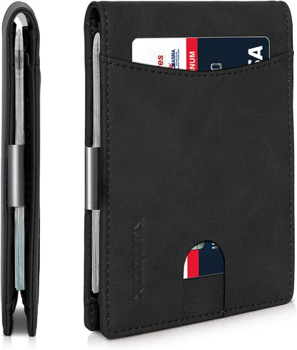 Billetera RUNBOX Slim con RFID, 11 tarjetas, bifold, regalo