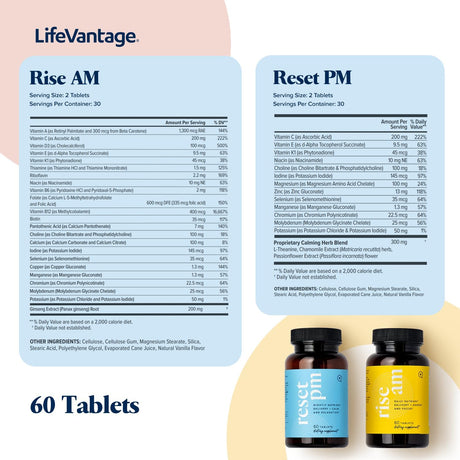Suplemento multivitamínico para hombres y mujeres 60 und