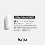 Suplemento Resveratrol trans de ultra alta potencia  60 cáp