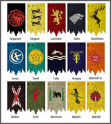 Decoraciones cumpleaños GoT  Bandera Tully 100X65CM