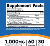 Tongkat Ali 500 mg, 60 cápsulas vegetarianas, sin gluten