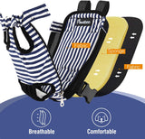 Mochila de transporte para mascotas ajustable negro