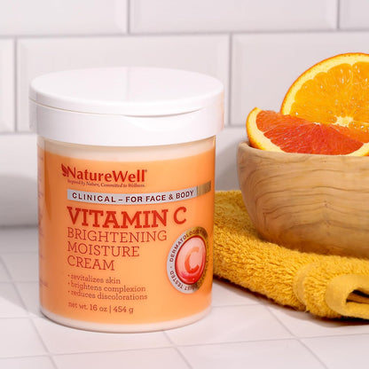 Crema hidratante iluminadora con vitamina C NATURE WELL