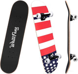 Patineta Completa para Principiantes 31 x 7.88, 7 Capas, Doble Kick