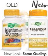Suplementos Selenio 200 mcg L-selenometionina antioxidante