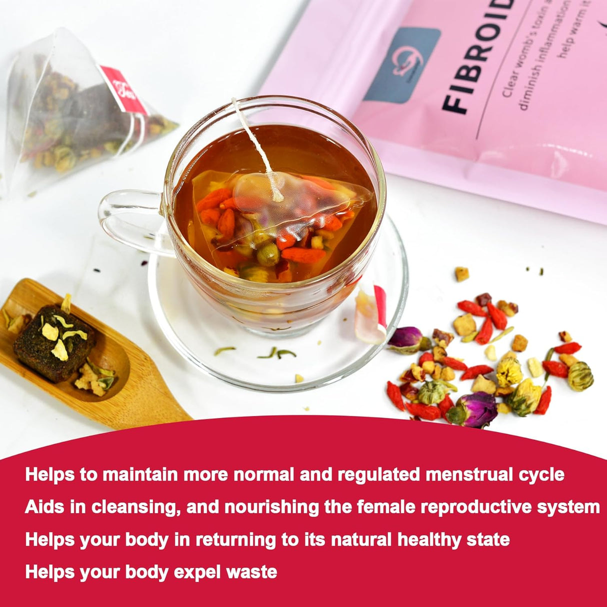 Té Orgánico para Mujeres: Encoge Fibromas y Alivia Quistes