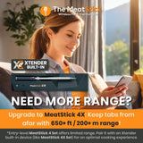 Termómetro de carne inalámbrico MeatStick 4, 4 sensores, 165ft