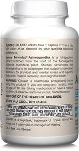 Cápsulas de Ashwagandha 300 mg, Resistencia al Estrés  120u