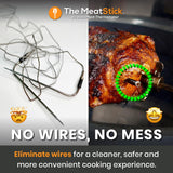 Termómetro de carne MeatStick Chef, 4 sensores, inalámbrico
