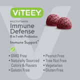 Gomitas Multivitamínicas 8 en 1 con Probióticos - Vegetarianas