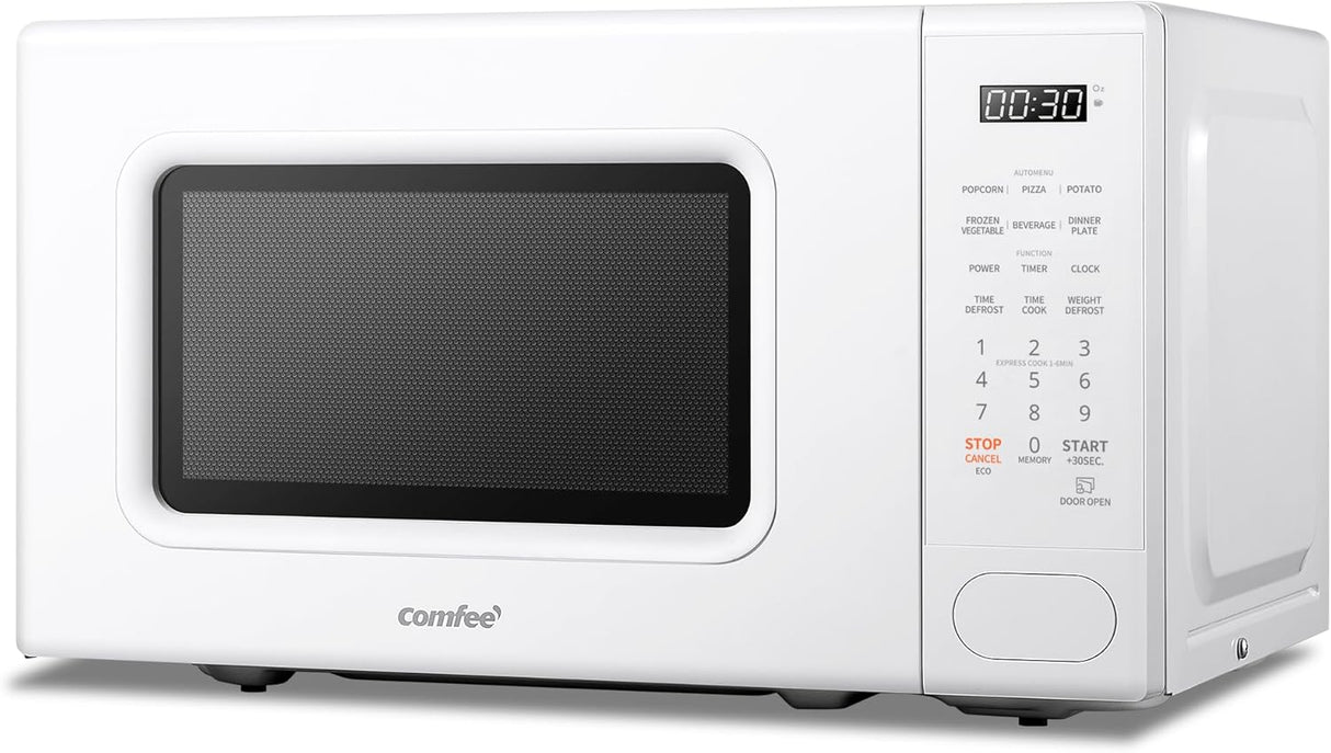 Microondas COMFEE CMO-C20M1WH, 11 niveles, 700W, funciones rápidas