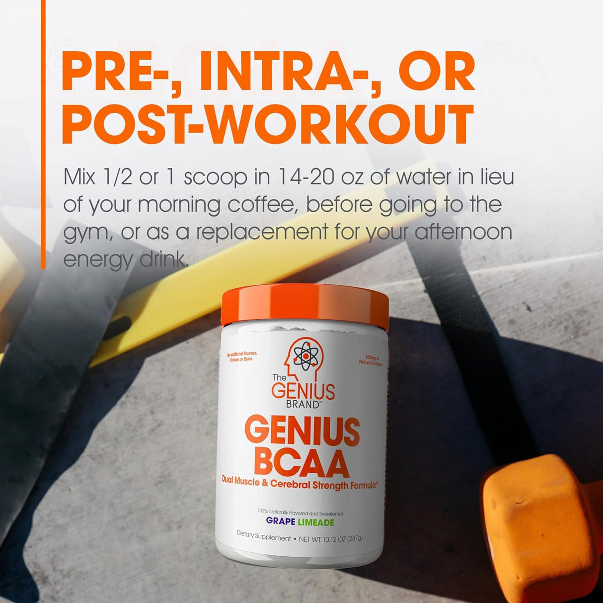 Polvo Energético BCAA: Aminoácidos Nootrópicos y Recuperación Muscular