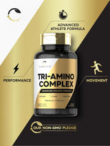 Suplemento Tri-Amino L-Arginina Carlyle, 90 Caplets, Vegano