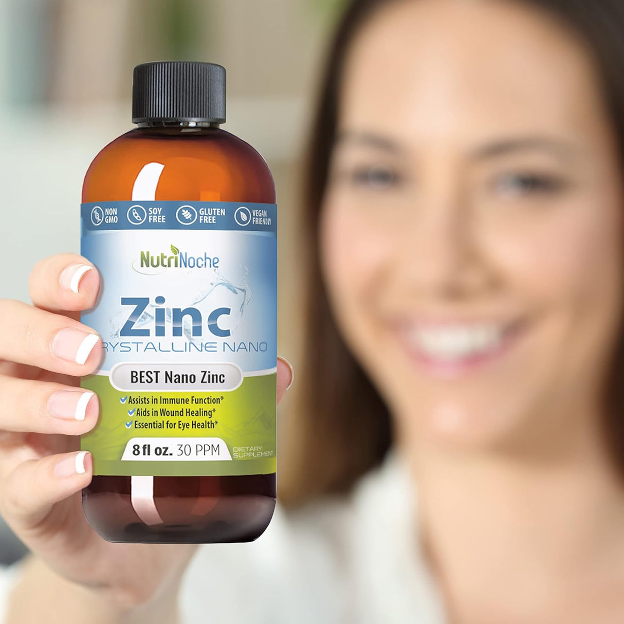 Suplemento de zinc líquido cristalino puro 30 PPM