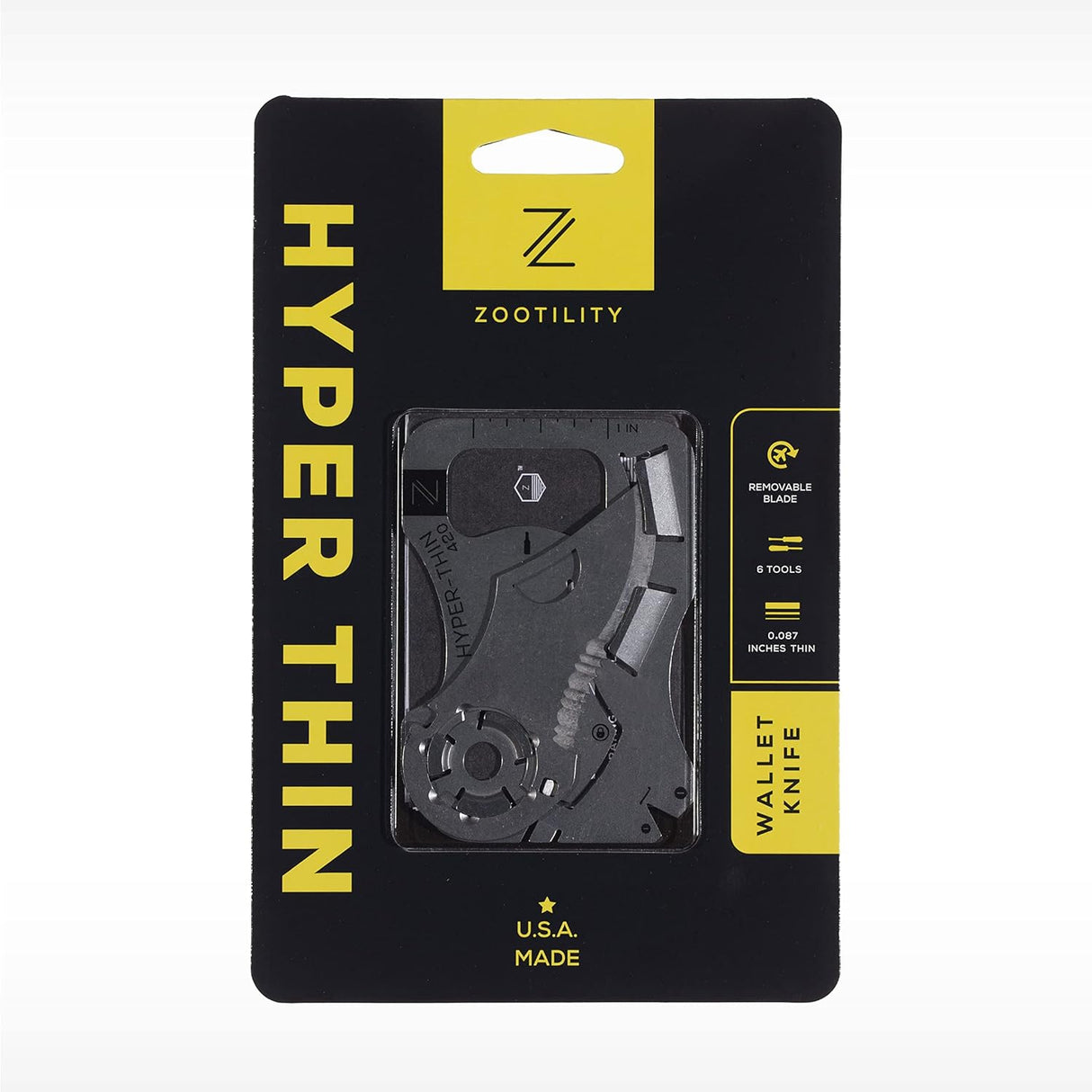 Cuchillo para guardarlo en la cartera de color gris