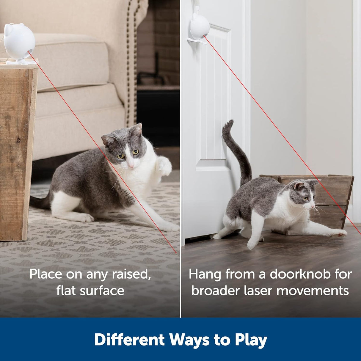 Juguete láser automático para gatos interactivo patrón láser
