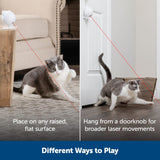 Juguete láser automático para gatos interactivo patrón láser
