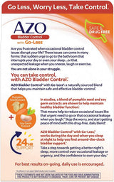 Suplemento AZO Control de Vejiga, Reduce Urgencia y Filtraciones, 54 Cápsulas
