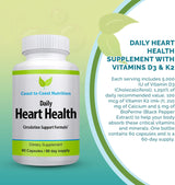 Suplementos Alimenticios Vitamina D3  para la salud cardíaca