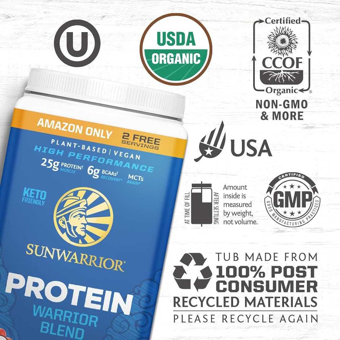 Suplementos Alimenticios Proteína vegana en polvo con BCAA