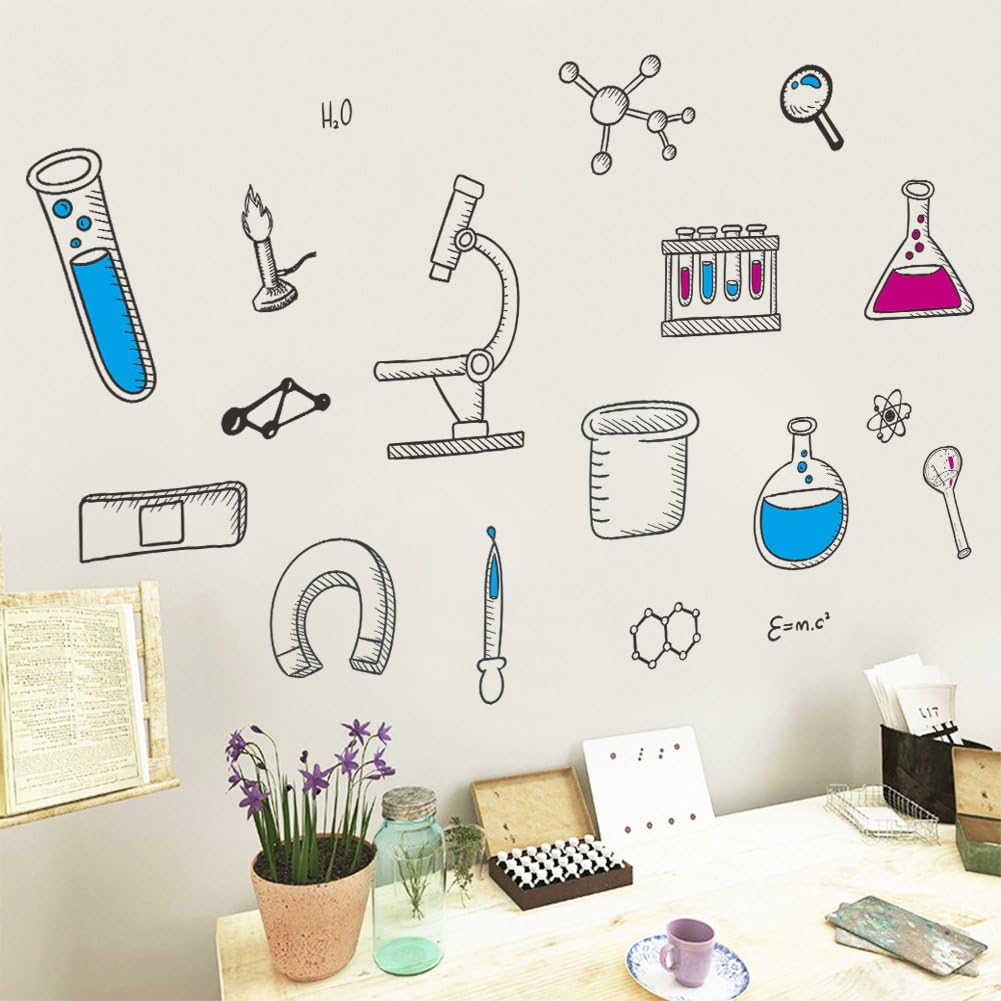 Vinilos de Elementos Químicos BIBITIME para Decoración Escolar