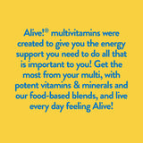 Multivitaminas Nature's Way Alive máxima potencia