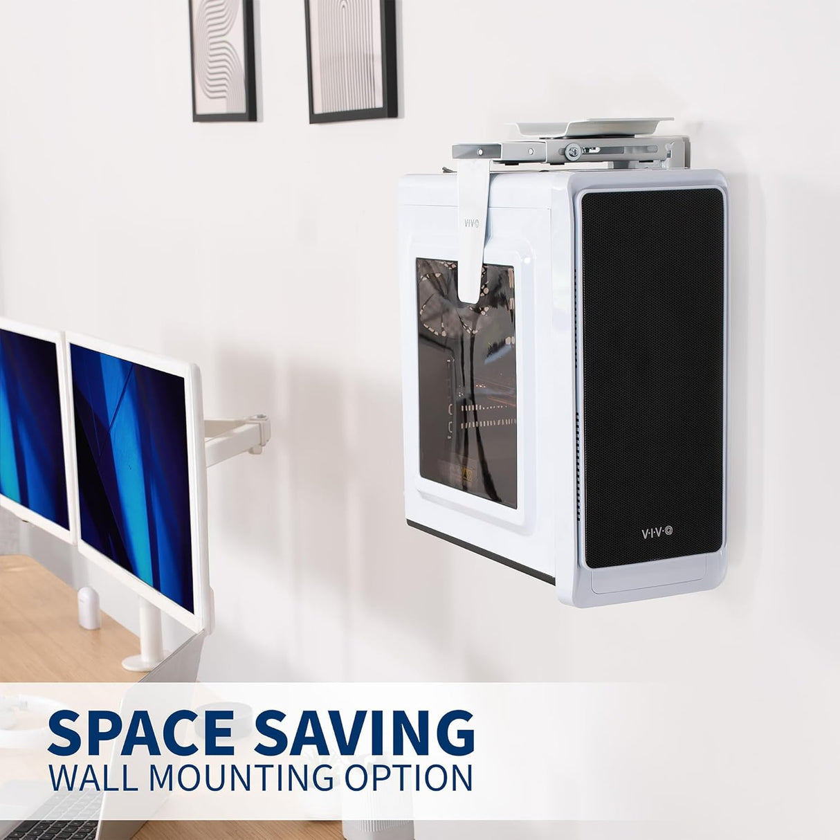 Soporte Ajustable para CPU VIVO, 3.5-7.8 in, MOUNT-PC01W