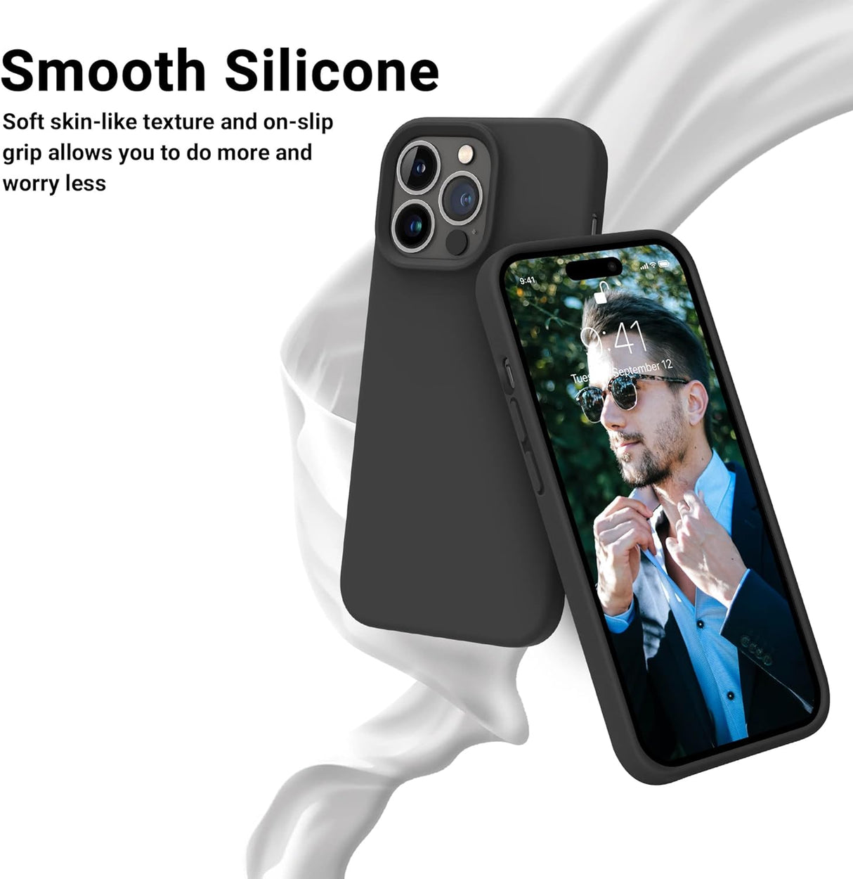 Funda diseñada para celular de silicona a prueba de golpes