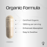 Ashwagandha con Pimienta Negra - Orgánico, 120 Cápsulas Veganas