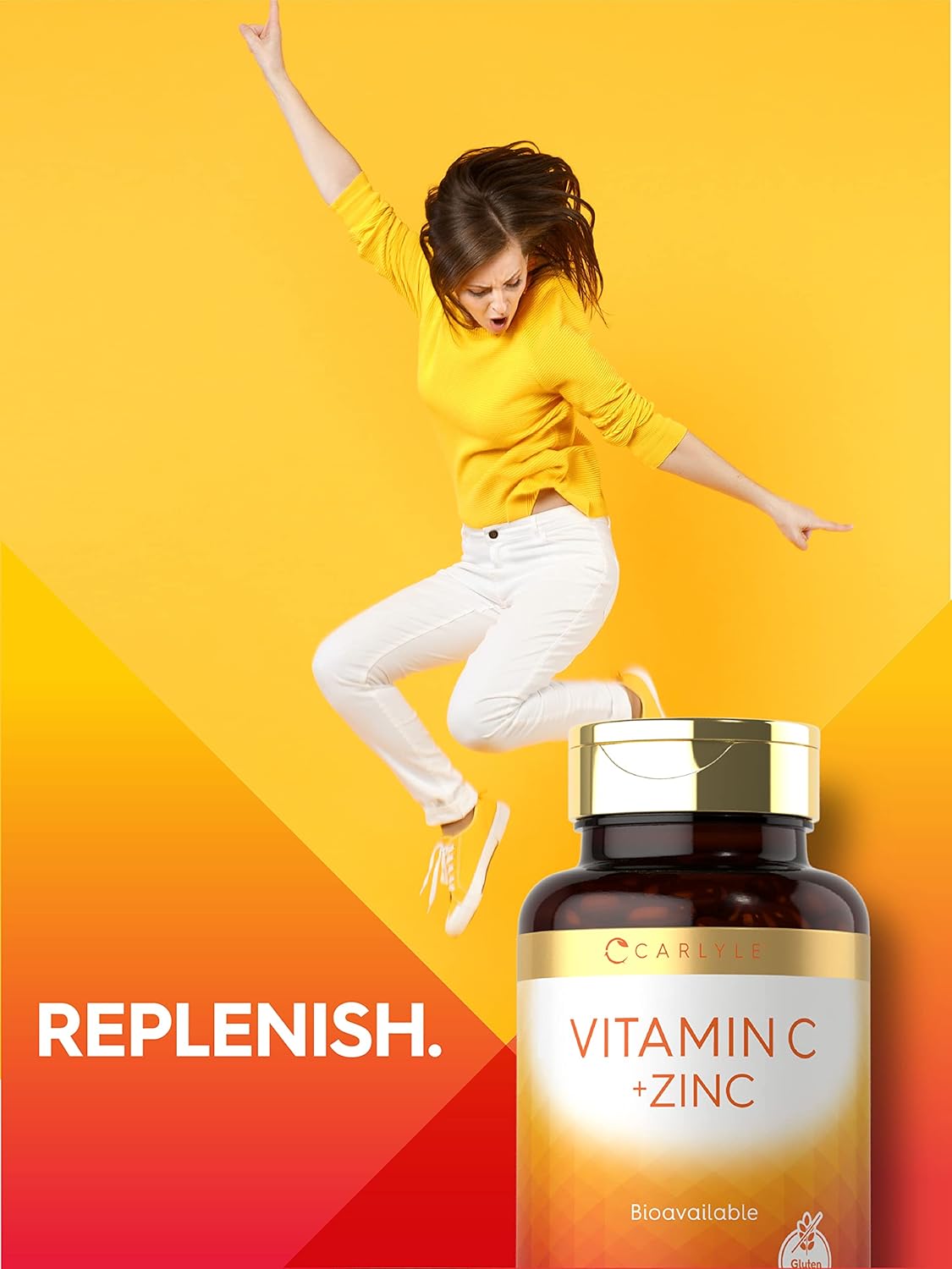 Carlyle Vitamina C con Zinc | 250 Softgels | Bioavailable