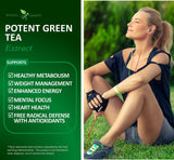 Extracto de Té Verde Potente con EGCG, Energía y Defensa Natural